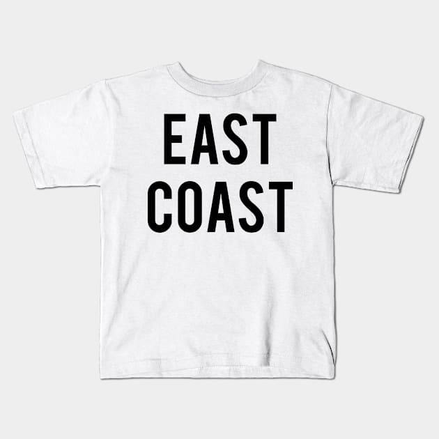 EAST COAST Kids T-Shirt by shortstoriesgallery